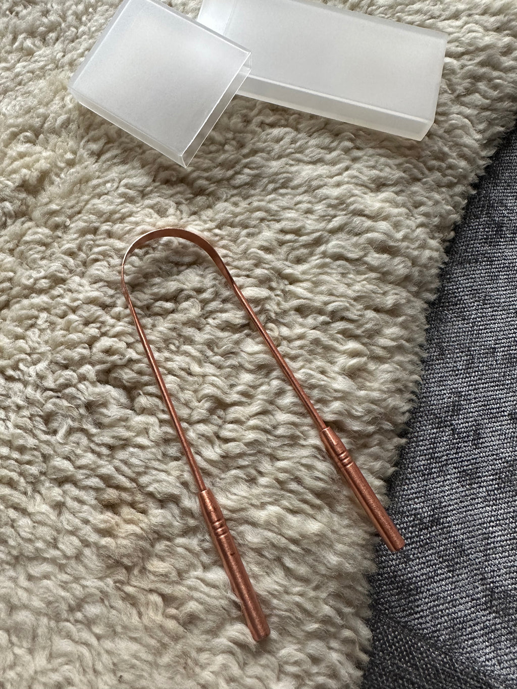 Copper tongue scraper 🧡