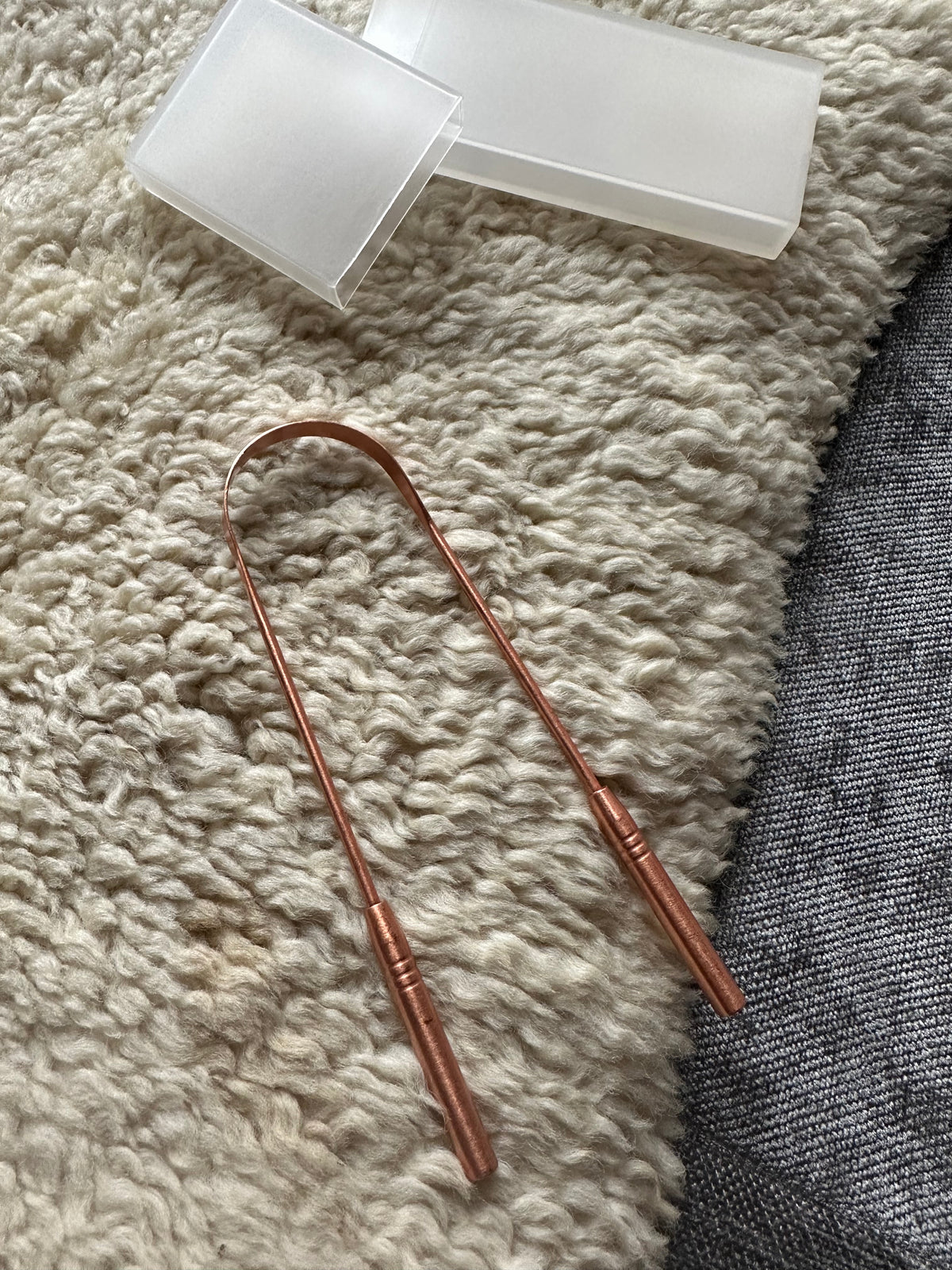 Copper tongue scraper 🧡