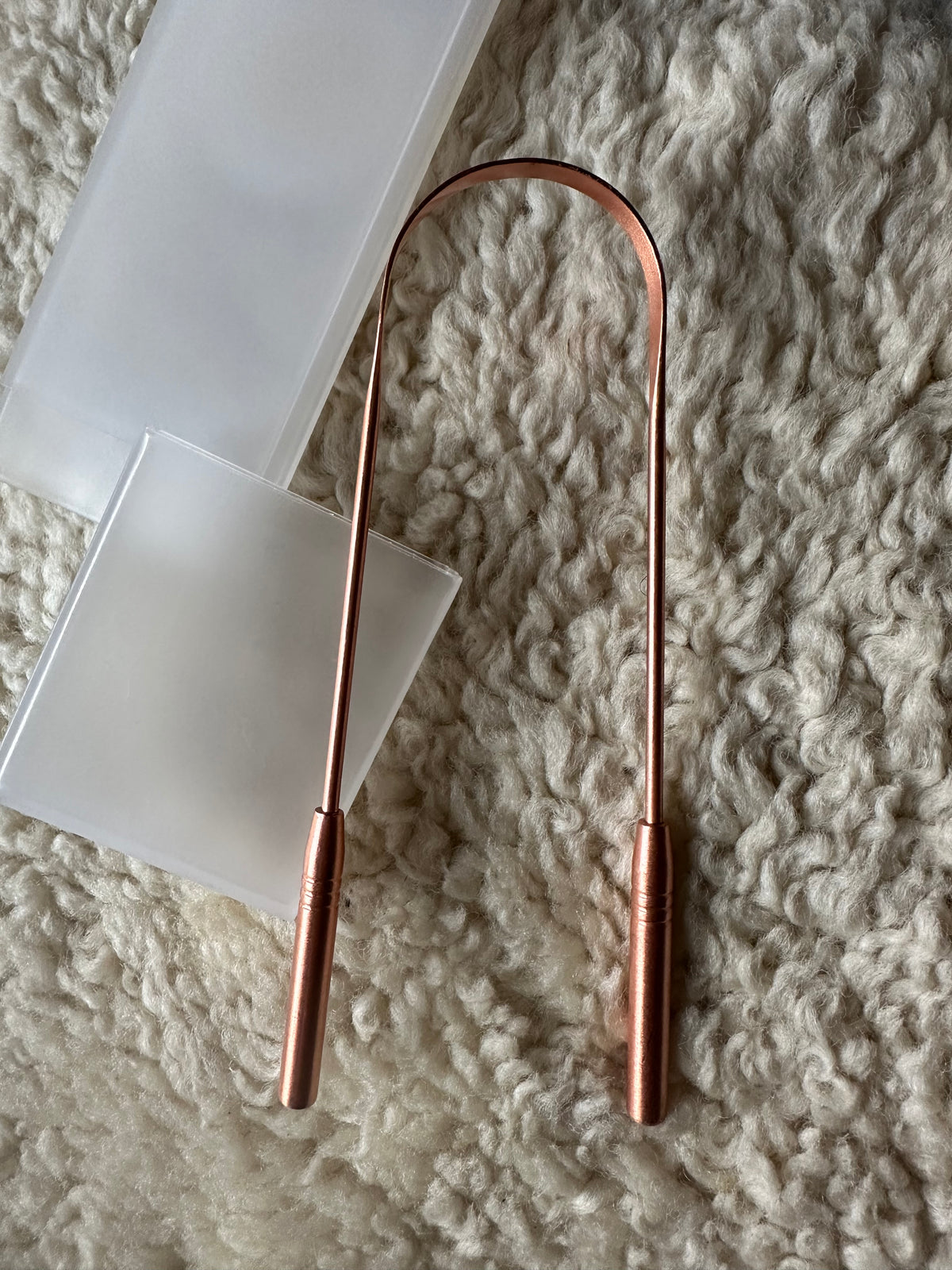 Copper tongue scraper 🧡